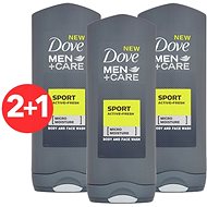 DOVE Men+Care Sport Active Fresh 400ml 2+1 - Shower Gel
