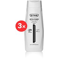 STR8 Detox Power, 3 × 400 ml - Shower Gel