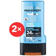 ĽORÉAL PARIS Men Expert Hydra Power Shower Gel 2× 300 ml - Sprchový gel