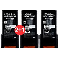 ĽORÉAL PARIS Men Expert Total Clean Shower Gel 300 ml 2 + 1 - Shower Gel