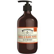 SCOTTISH FINE SOAPS Men's Shower Gel 2-in-1 - Black Pepper and Milk Thistle, 500ml - Men's Shower Gel