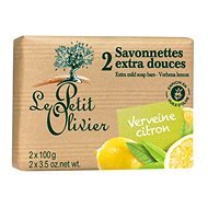 LE PETIT OLIVIER Extra Mild Soap Bars - Verbena Lemon 2× 100 g - Szappan