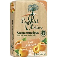 LE PETIT OLIVIER E × tra Mild Soap, Apricot Milk, 250g - Bar Soap