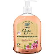 LE PETIT OLIVIER Pure Liquid Soap of Marseille - Rose Perfume 300 ml - Folyékony szappan