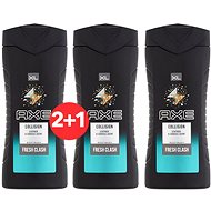AX Collision Leather &amp; Cookies Scent 400 ml 2 + 1 - Shower Gel