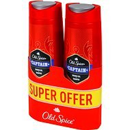 OLD SPICE Captain Shower Gel 2-in1 pack 2× 400 ml - Tusfürdő