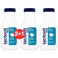 LACTOVIT Men DeoAction refreshing 3 in 1 shower gel 300 ml 2 + 1 - Shower Gel