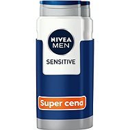 NIVEA MEN Sensitive Shower Gel 2 × 500 ml - Tusfürdő