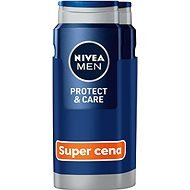 NIVEA MEN Protect & Care Shower Gel 2× 500 ml - Sprchový gél