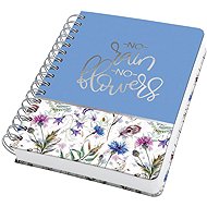 SIGEL Misty Meadows spirálový, A5, tečkovaný, 120 listů, tvrdé desky - Notepad
