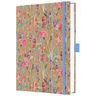 Sigel Jolie Pure Wildflower, A5, vonalas, 96 lapos, keményfedeles - Notesz