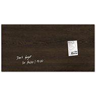 SIGEL Artverum 91x46cm - dark wood pattern - Board