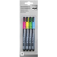 SIGEL chalk 1-2mm - set of 4 colours - Marker