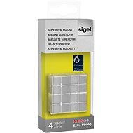 SIGEL Superdym strieborný 4 ks – kocka - Magnet