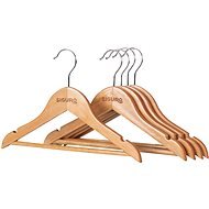 Siguro Kids Essentials Wooden Hanger, Natural, 5pcs - Hanger