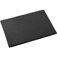 Siguro Slate Schieferplatte - 30 cm x 20 cm - schwarz - Tablett