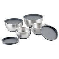 Siguro Stainless steel bowl set Prep & Store, volume 1,5 + 2 + 3 + 4 l, 8 pieces - Bowl Set