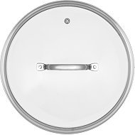 Siguro Deckel, Durchmesser 24 cm, mit Löchern zum Abgießen und zum Dampfabzug, für Töpfe der Serie Pure Delight - Deckel