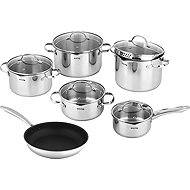 Siguro Pure Delight Cookware set, 11 pcs, set of pots + pans 28 cm - Cookware Set
