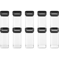Siguro Gewürzglas-Set ViewStash, 10 x 300 ml - Gewürzglas-Set