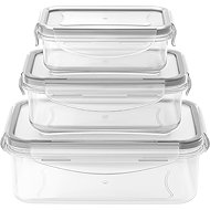 Siguro Fresh Keeper food jar set, 0,24 l + 0,5 l + 1 l, 3 pieces - Food Container Set