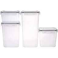 Siguro SmartStash Food Container Set, 0.84L + 1.45L + 2L + 2.8L, 24 pieces - Food Container Set