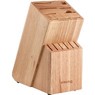 Siguro Wooden block Rustic for 13 knives and scissors/steel - Knife Block