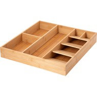 Siguro Bamboo drawer sideboard, 8 compartments - Cutlery Tray