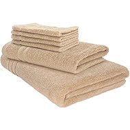 Siguro Comfy Touch XL towel set, Beige - Towel Set