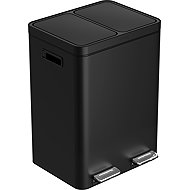 Siguro Smart2Sort waste bin, 2 containers for sorted waste, 2 x 20 l - Rubbish Bin