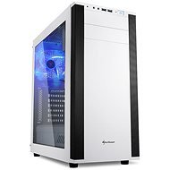 Sharkoon M25-W - White w/ Transparent Side Panel - PC Case