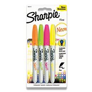 SHARPIE Neon 1,4 mm, 4 barvy - Marker