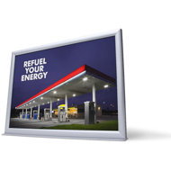Showdown Displays Double-sided retractable leaflet panel A4, Infotopper - Photo Frame