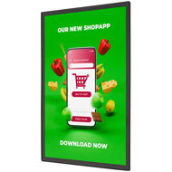Showdown Displays Magnetic poster frame Slim A1 black - Magnetic Pocket