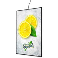 Showdown Displays LED light retractable poster frame Slim A1, single sided - Photo Frame