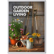 Showdown Displays Flap 1000 × 1400 mm, sharp corner, 32 mm profile - Clip Frame