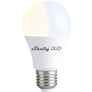 Shelly DUO, stmievateľná žiarovka 800 lm, závit E27, nastaviteľná teplota biele, WiFi - LED žiarovka