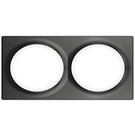 Fibaro Walli Double Frame, Matt Anthracite - Small Frame