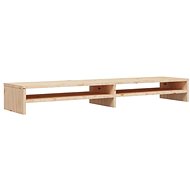 Shumee Monitor stand, 100 × 24 × 13 cm, solid pine wood - Monitor Stand
