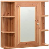 Shumee Bathroom mirror cabinet - oak, 66 × 17 × 63 cm, MDF - Bathroom Cabinet