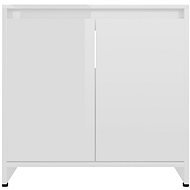 Shumee Kúpeľňová skrinka – biela, vysoký lesk, 60 × 33 × 61 cm, drevotrieska - Kúpeľňová skrinka