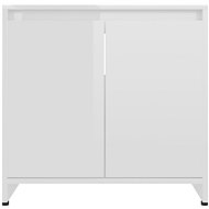 Shumee Bathroom cabinet - white, high gloss, 60 × 33 × 61 cm, chipboard - Bathroom Cabinet