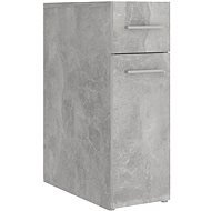 Shumee Úložná skrinka – betónovo sivá, 20 × 45,5 × 60 cm, drevotrieska - Skrinka