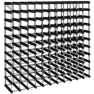 Shumee Wine rack for 120 bottles - black, solid pine wood - Wine Stand