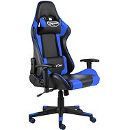 SHUMEE Swivel game chair blue PVC , 20490 - Gaming Chair