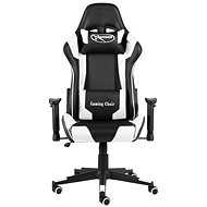 SHUMEE Swivel game chair white PVC, 20495 - Gaming Chair