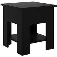 SHUMEE Konferenční stolek černý 40 × 40 × 42 cm kompozitní dřevo, 810272 - Konferenční stolek