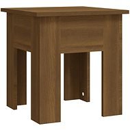 SHUMEE Konferenčný stolík hnedý dub 40 × 40 × 42 cm drevotrieska, 813073 - Konferenčný stolík