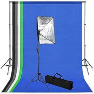 SHUMEE Photo studio set with photo backdrop and softbox - Camera Light