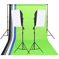 SHUMEE Set of studio lights with backgrounds and softboxes - Camera Light